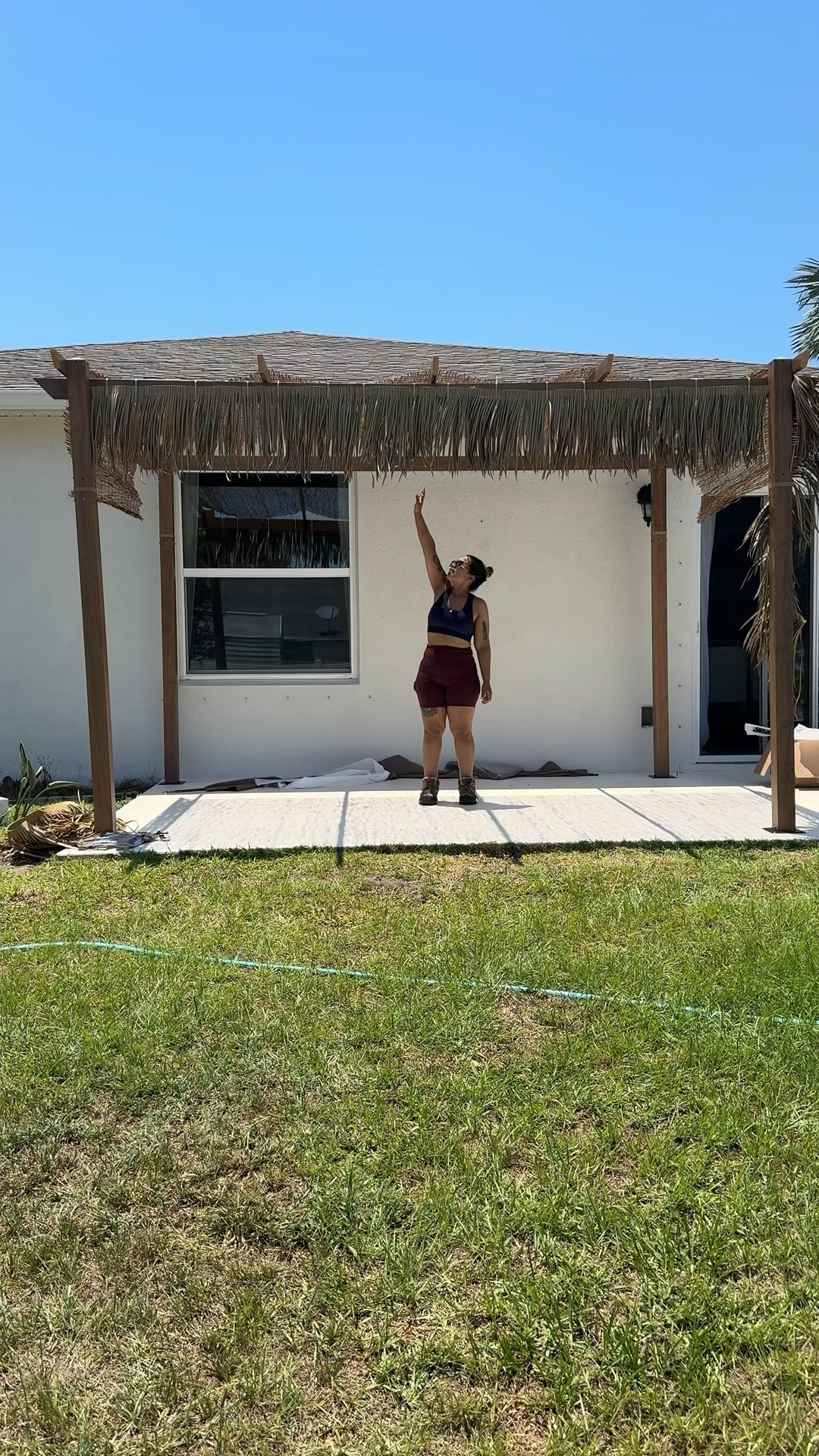Patio makeover is almost done and I am freaking out!! 🤩🤎🔥 Here’s the list of items used for this part. 

#LTKSaleAlert #LTKHome #LTKVideo