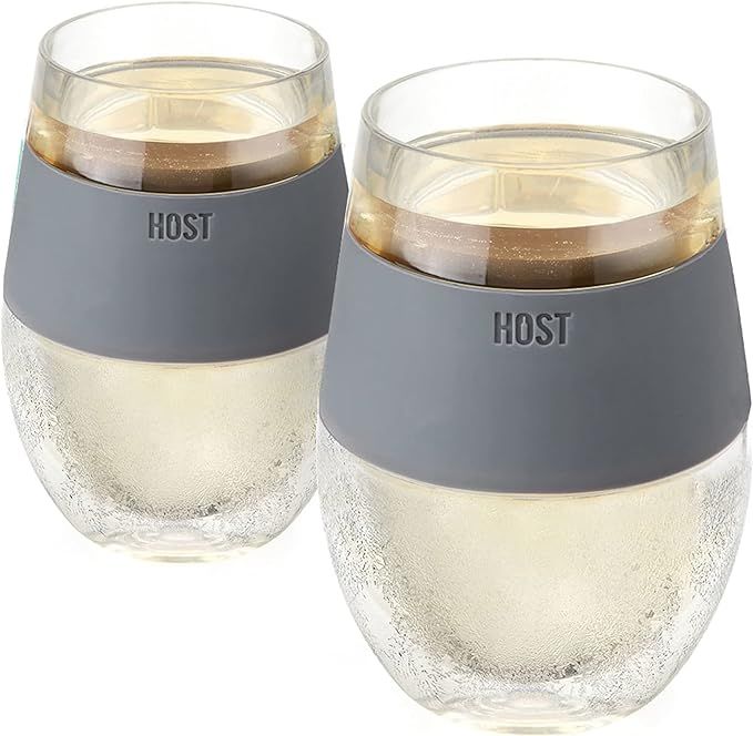 Host Freeze Cooling Cup Set of 2 Plastic Double Wall Insulated Freezer Chilling Tumbler with Gel,... | Amazon (US)