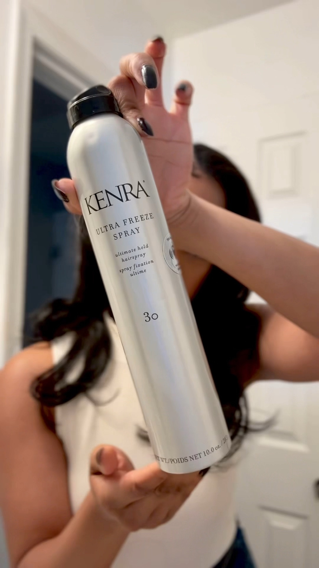 Silk press season is in full effect. I used the @Kenra Professional hair spray for a soft hold without the crunch. Perfect for busy workdays and weeknight plans. ✨#kenrahairspray #fallhairstyles  #silkpressseason