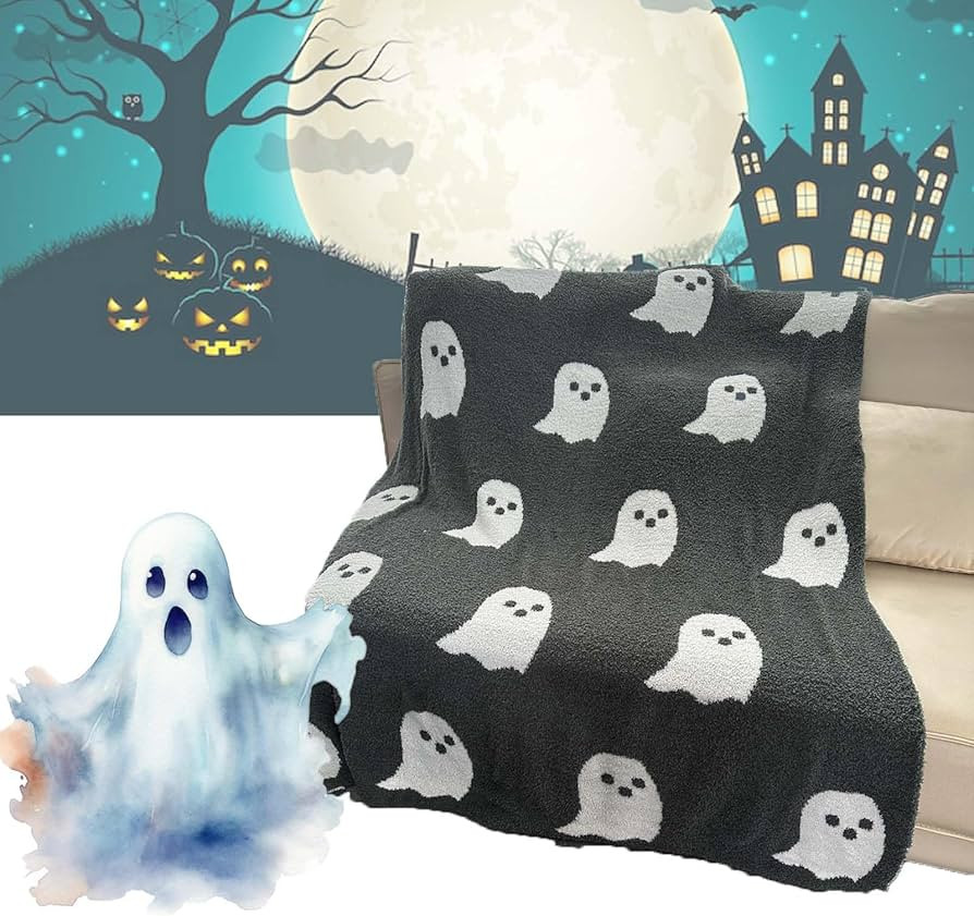 2023 Halloween Viral Pink Ghost Blanket,Pink Ghost Blanket,Pink Halloween Blanket,2023 Halloween ... | Amazon (US)
