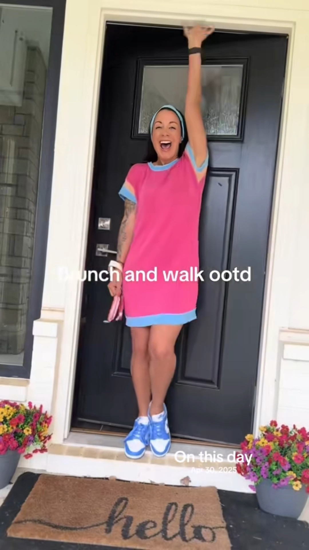 Amazon Color Block Ribbed Knit Dress – Brunch & Walk OOTD

This color block ribbed knit mini dress from Amazon is giving all the summer vibes and I am OBSESSED. The pink, blue, and rainbow stripe detail on the sleeves makes it so fun and unique — and it’s under $40! I styled mine with blue Nikes for a brunch-to-walk situation and it was chef’s kiss comfortable all day. Lightweight, stretchy, and the ribbed knit holds its shape without clinging. It comes in multiple colors (green, black, red, blue, and beige) and sizes S–XXL. This is the kind of dress you throw on and instantly feel cute without trying. Linked below — grab it before it sells out!

#LTKootd #LTKgrwm #LTKOver40
