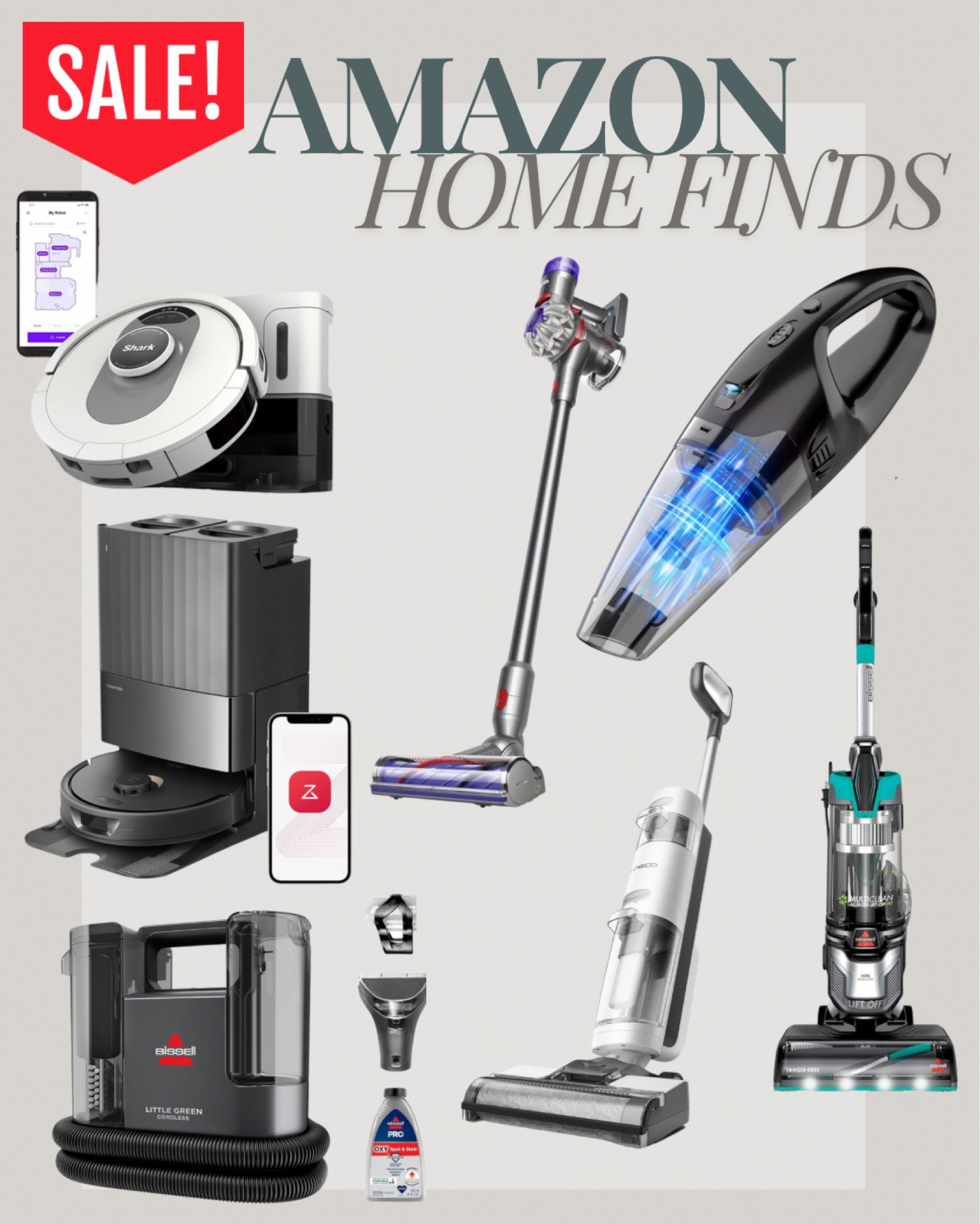 Amazon floor care sale! 

Vacuums, cordless vacuums, robot vacuums, hand vacuums, floor mops, cordless floor mops

#LTKHome #LTKSaleAlert #LTKSummerSales