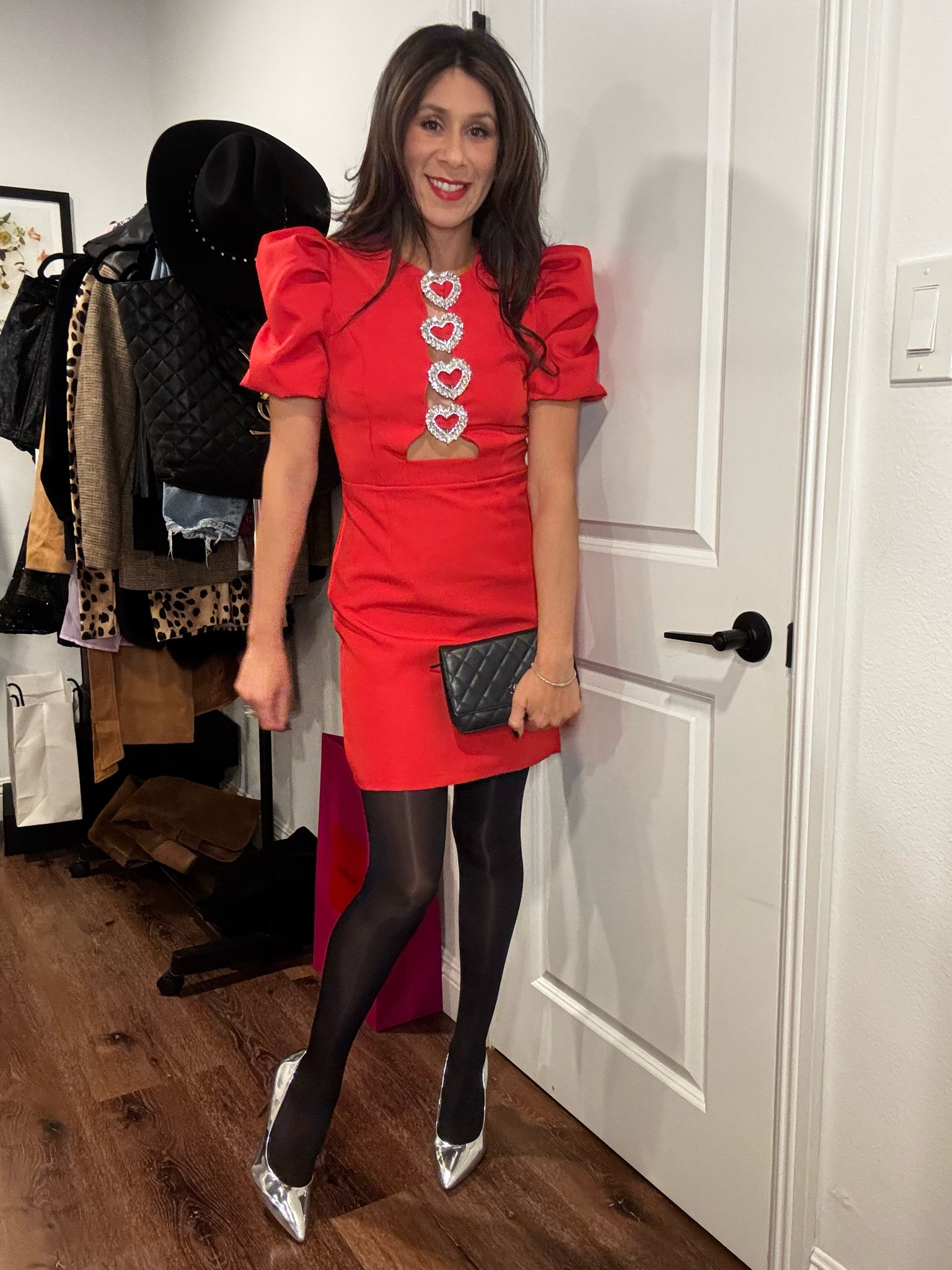 What I wore to my Galentine’s dinner. 💕❤️💕❤️ Valentines dress  