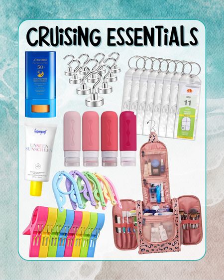 Cruising Essentials! 

Must have items we bring on every cruise! 

#cruiseessentials #cruisepackinglist #cruisemusthaves #beachvacay #onaboat 

#LTKSeasonal #LTKtravel #LTKstyletip