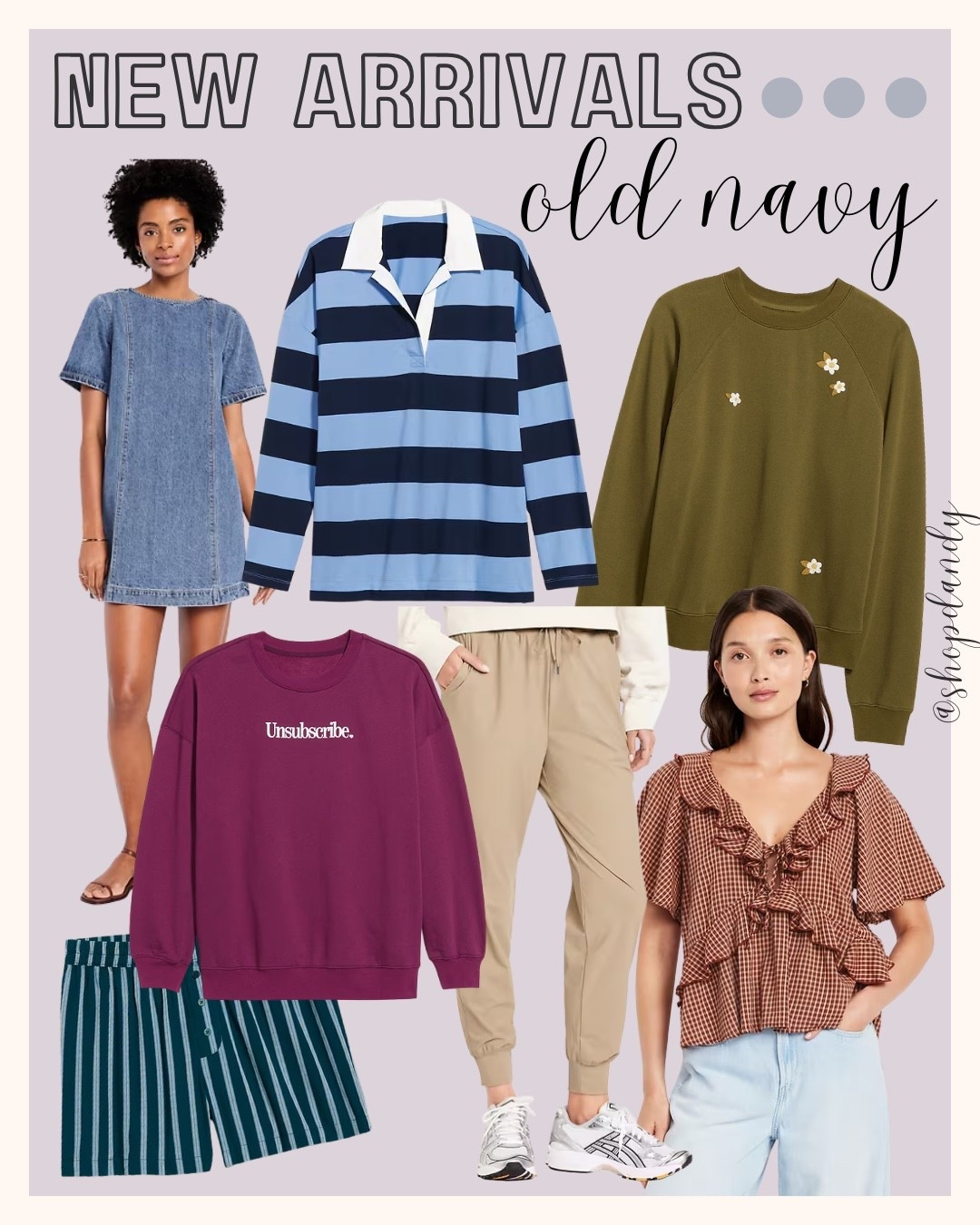 New arrivals at Old Navy! Classic Fall looks and tones that never go out of style. Love these closet staples and jewel tones. 

Shop dandy, fall fashion, fall outfit, lounge, work wear, budget friendly

#LTKSeasonal #LTKFindsUnder50 #LTKStyleTip