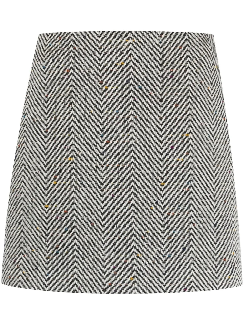 Ermanno Scervino Herringbone wool-blend Mini Skirt - Farfetch | Farfetch Global