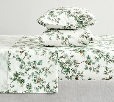 Pine Tree Printed Sheet Set | Pottery Barn (US)