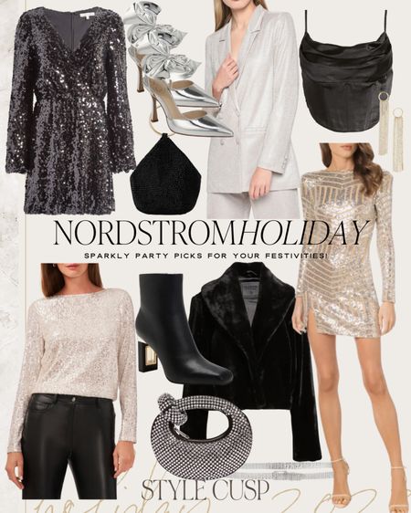 Nordstrom Holiday: Sparkly Styles for Parties & NYE ✨ 

Sparkly dress, sequin dress, fur coat, sequin bag, sparkly top, silver heels, bow heels, corset top, satin top, NYE outfit, holiday party outfit 

#LTKHoliday #LTKparties #LTKshoecrush