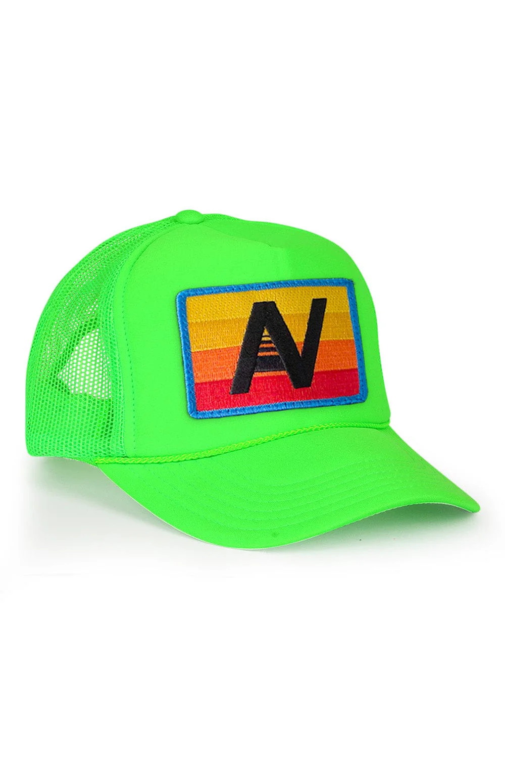 KID'S LOGO RAINBOW VINTAGE FOAM TRUCKER HAT | Aviator Nation