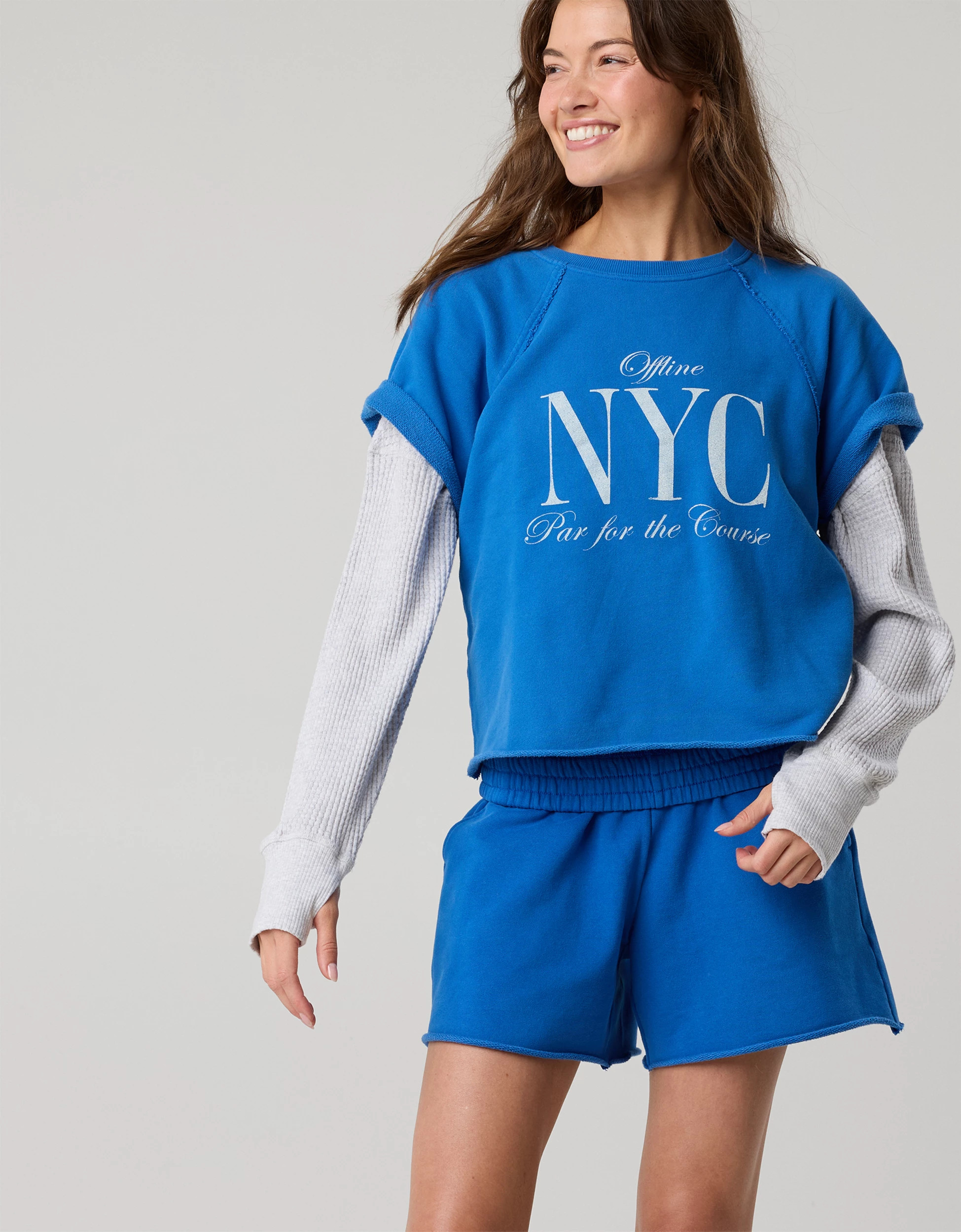 OFFLINE By Aerie Throwback Fleece Short | Aerie