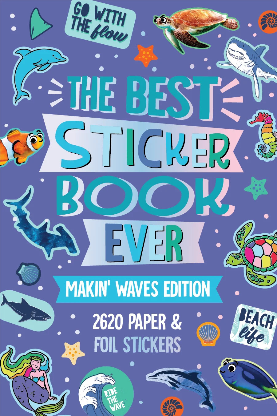 Pen+Gear 40-Page Sticker Book, Makin' Waves Edition, 2600+ Stickers - Walmart.com | Walmart (US)