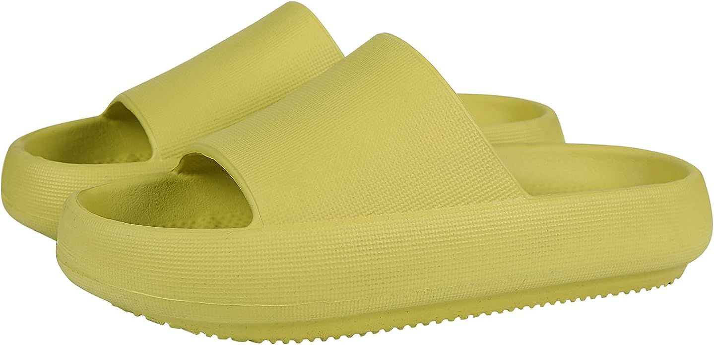 Shower Sandal Slippers Quick Drying Bathroom Slippers Super Soft Sole Open Toe House Slippers for... | Amazon (US)