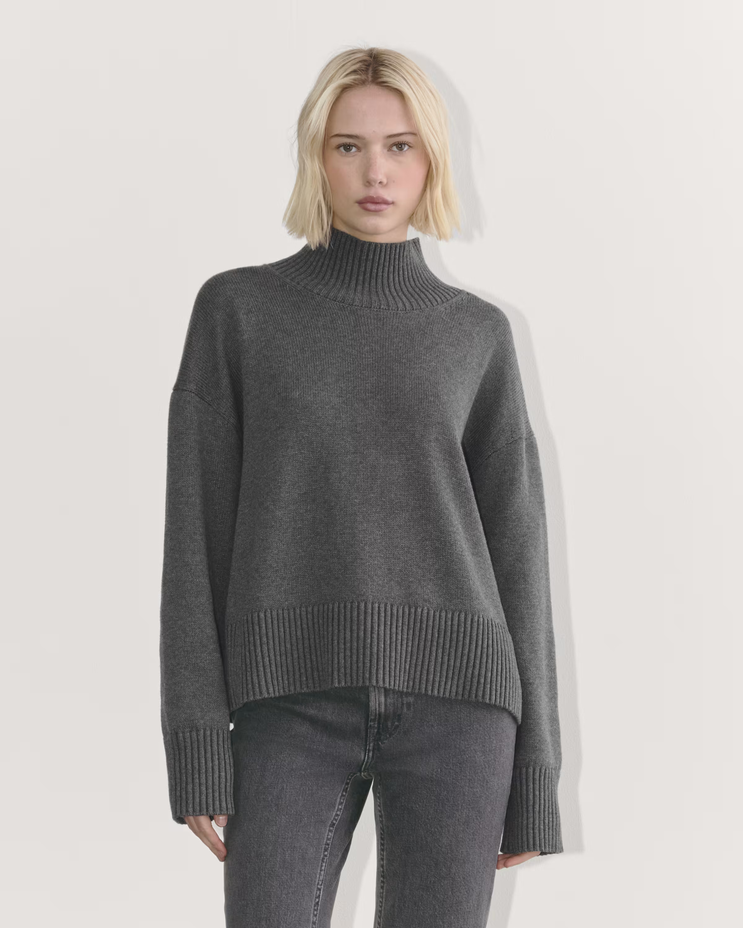 The Boxy Turtleneck in Everyday Cotton | Everlane
