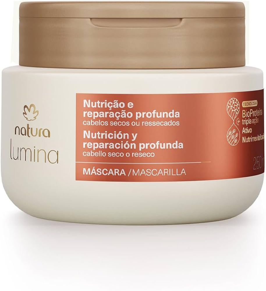 NATURA LUMINA MASCARA NUTRIÇÃO E REPARAÇÃO PROFUNDA 250ml | Amazon (BR)
