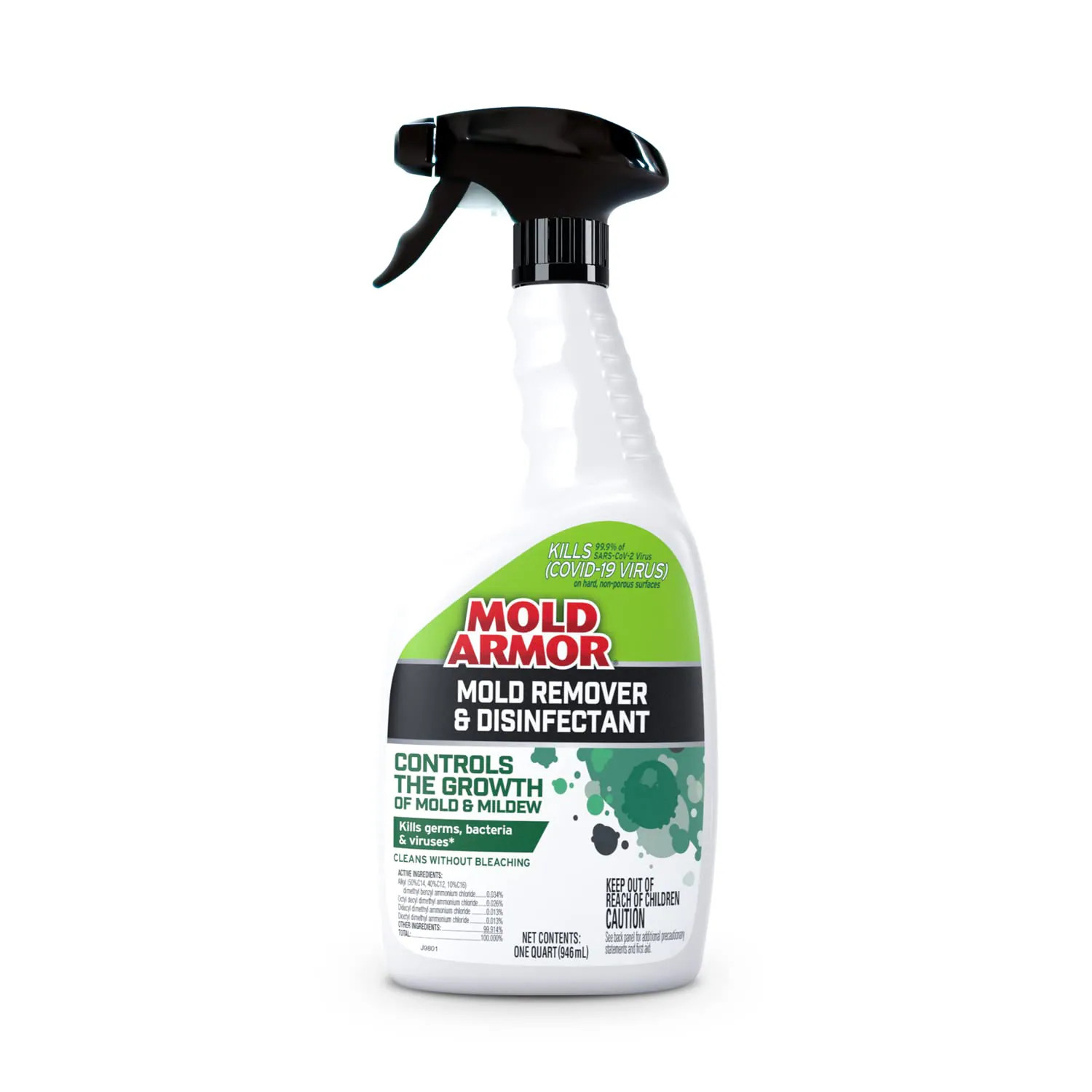 Mold Armor Mold Remover and Disinfectant Cleaner - 32 oz Spray Bottle for Effective Mold Control one_size | FG552A | Lowe's
