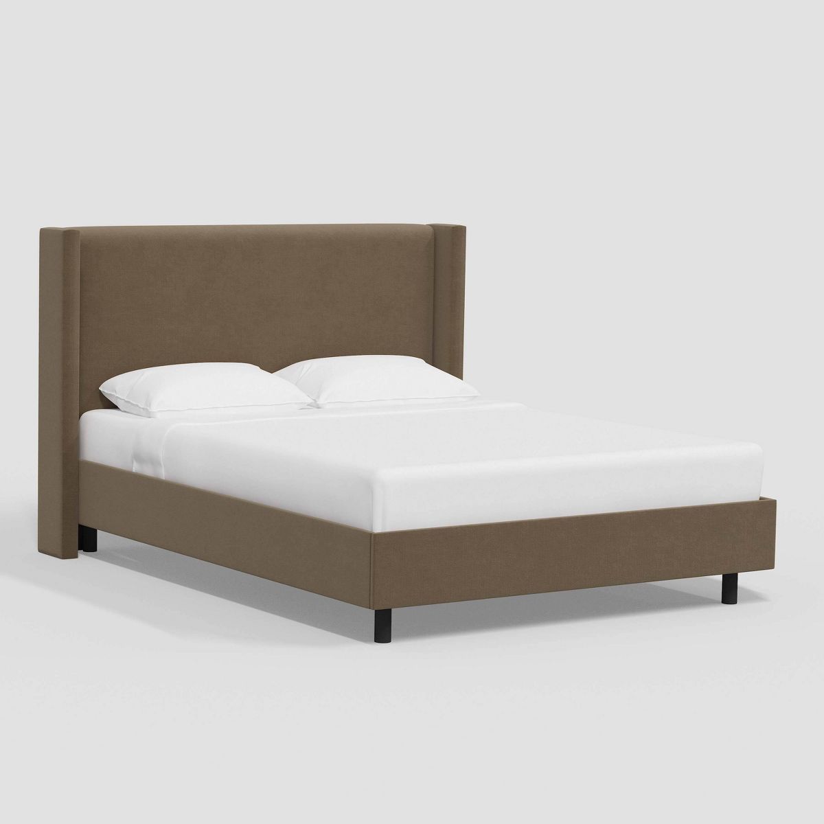 Austin Wingback Platform Bed in Luxe Velvet - Threshold™ | Target
