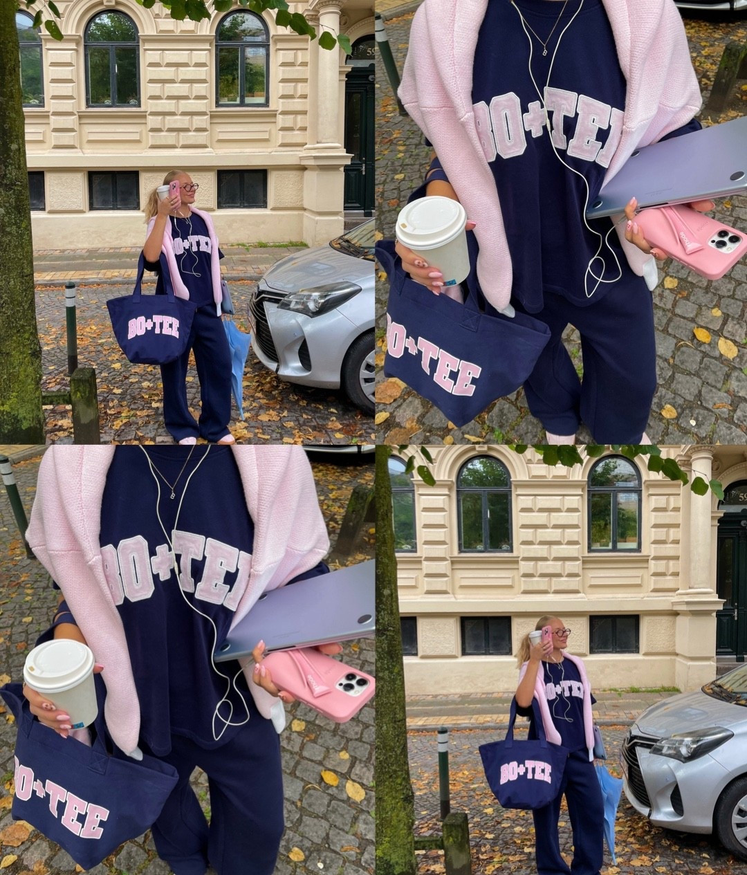 Fall blue tracksuit outfit 🤎 bo and tee 

#LTKFashionMonth #LTKautumn #LTKuk