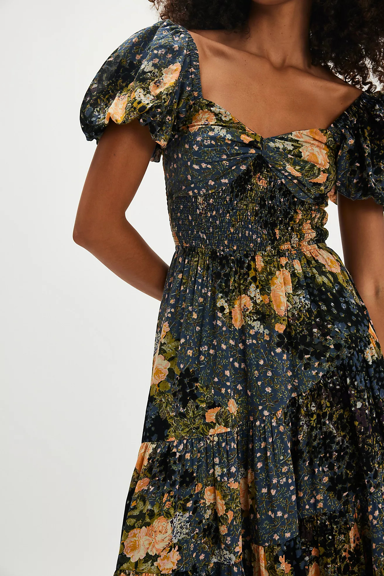 Sundrenched Short-Sleeve Maxi Dress | Free People (Global - UK&FR Excluded)