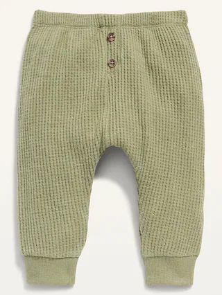 Unisex Thermal-Knit Pull-On Jogger Pants for Baby | Old Navy (US)