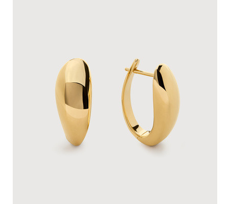 Nura Reef Large Hoop Earrings | Monica Vinader (Global)