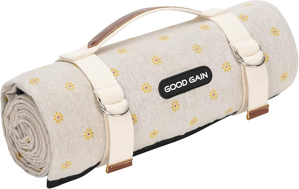 Picnic Outdoor Blankets Waterproof Large - Beach Mat Sand Free Foldable with Carry Strap | Portab... | Amazon (US)