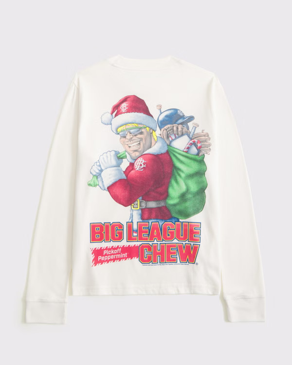 long-sleeve big league chew graphic tee | Abercrombie & Fitch (US)