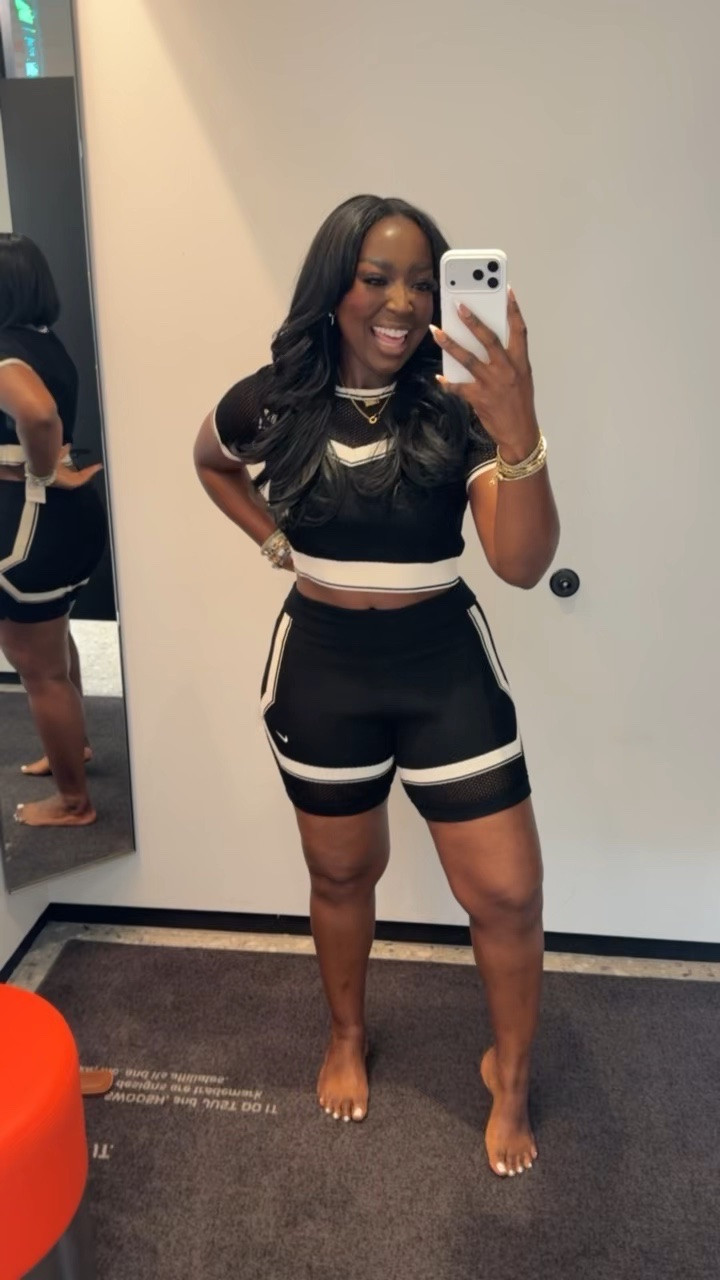 Took these thick thighs into NIKE and I found so many cute items! #NIKE #AtLeisure #NikeWomen #Workout