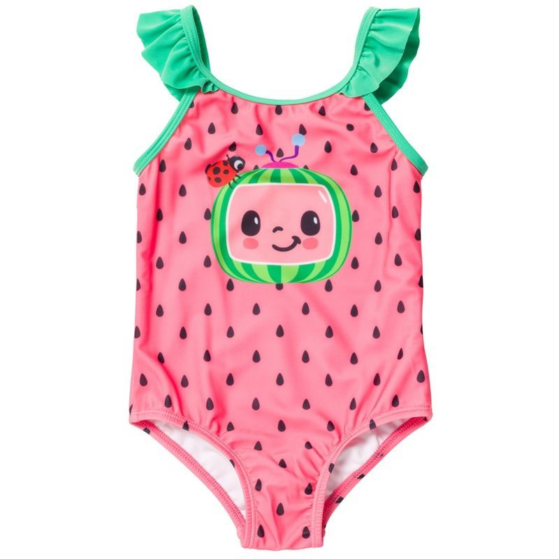 CoComelon Tomtom Yoyo JJ Baby Girls One Piece Bathing Suit Infant | Target
