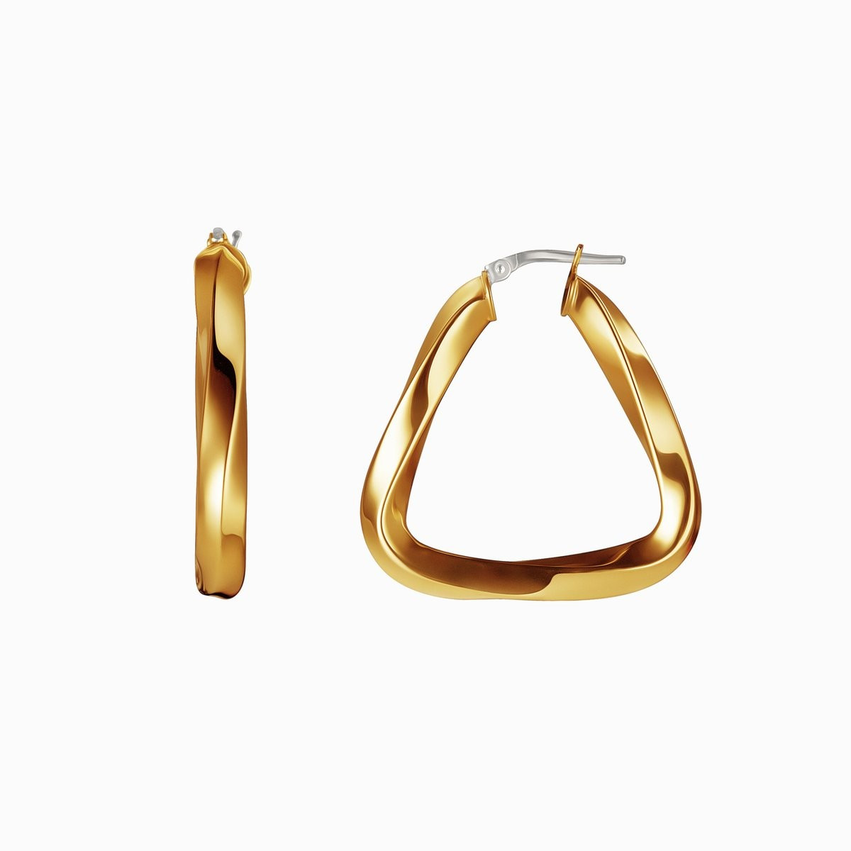 Triangle Hoop Earrings | Awe Inspired