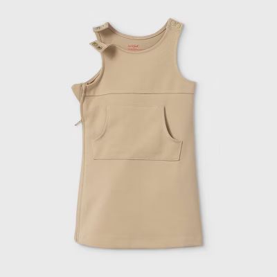 Toddler Girls' Adaptive Abdominal Access Dress - Cat & Jack™ Khaki | Target