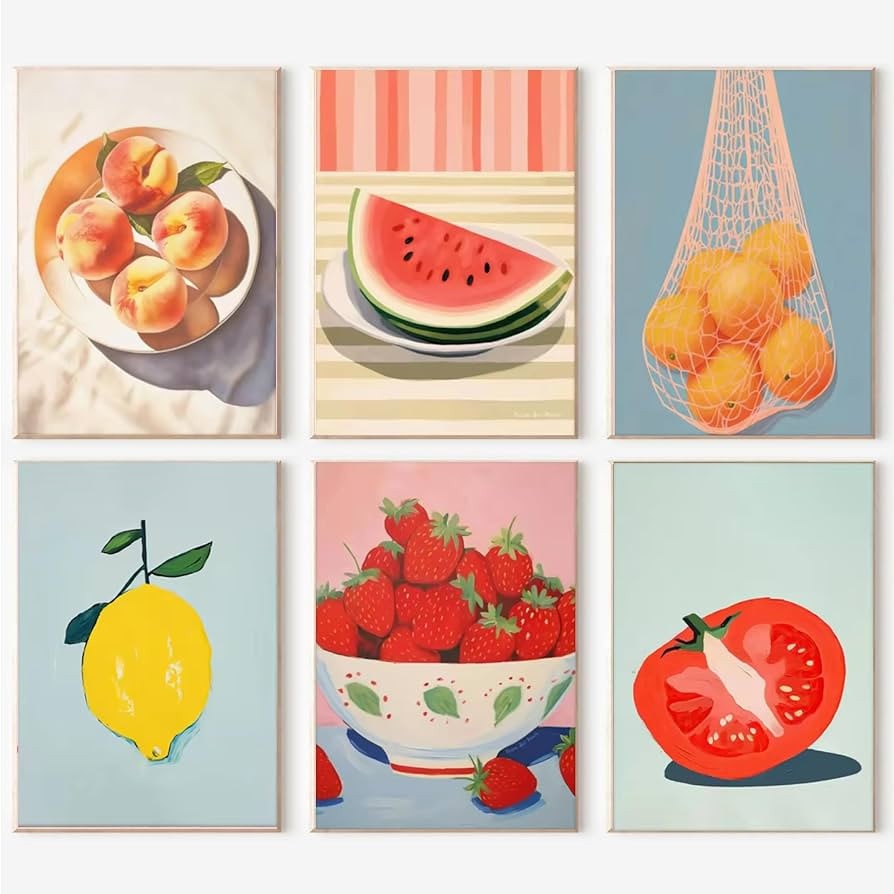 F.NIMAGOP 6 Packs Paint by Numbers Kit for Adults,DIY Acrylic Painting Paint by Number for Adults... | Amazon (US)