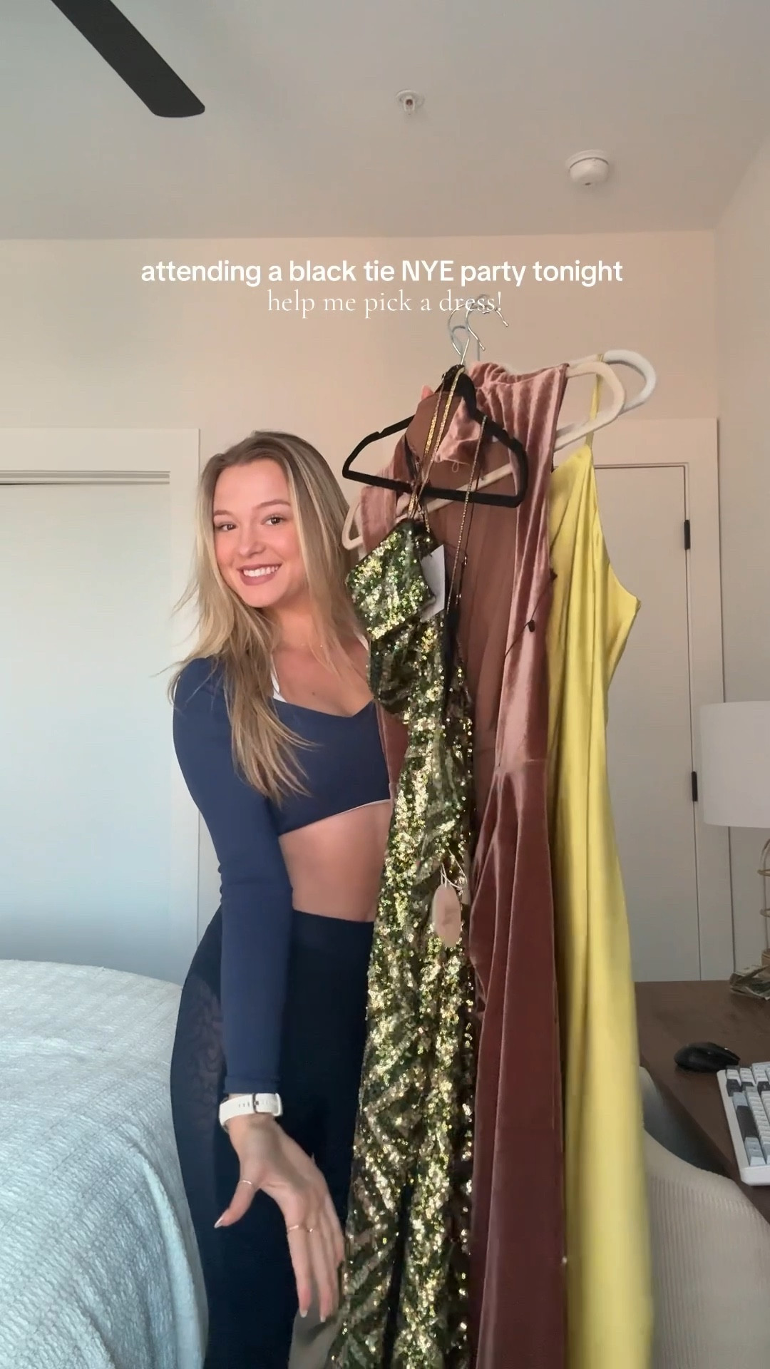 the brown dress was sold out but found it in black (linked). Ordered a M in green but would go S!