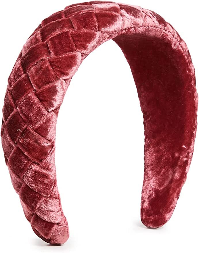 Loeffler Randall Women's Puffy Braided Headband, Tea Rose, Pink, Red, One Size at Amazon Women’... | Amazon (US)