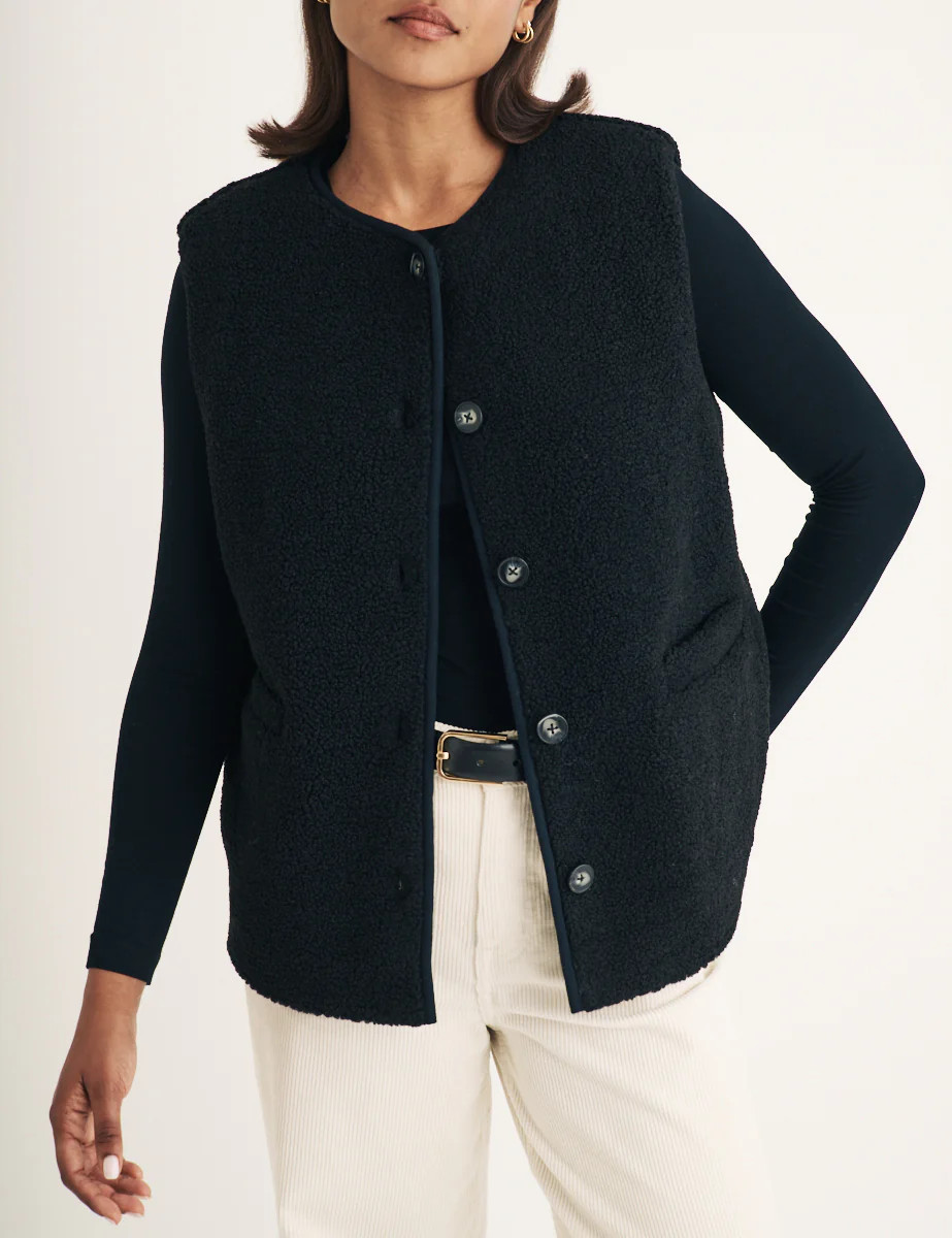 Black Borg Gilet | Nobody's Child