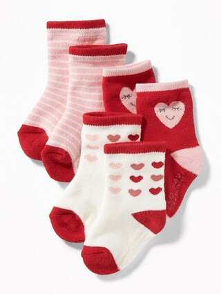 Patterned Crew Sock 3-Pack for Baby | Old Navy US