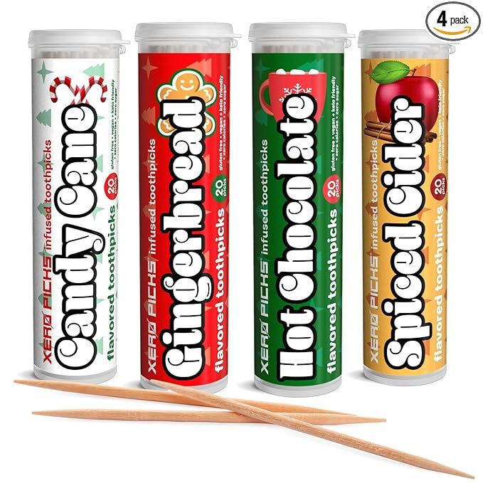 Xero Picks Candies - Infused Flavored Toothpicks for Long-Lasting Fresh Breath & Dry Mouth Preven... | Amazon (US)