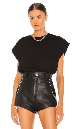 Trina Muscle Tee in Black | Revolve Clothing (Global)