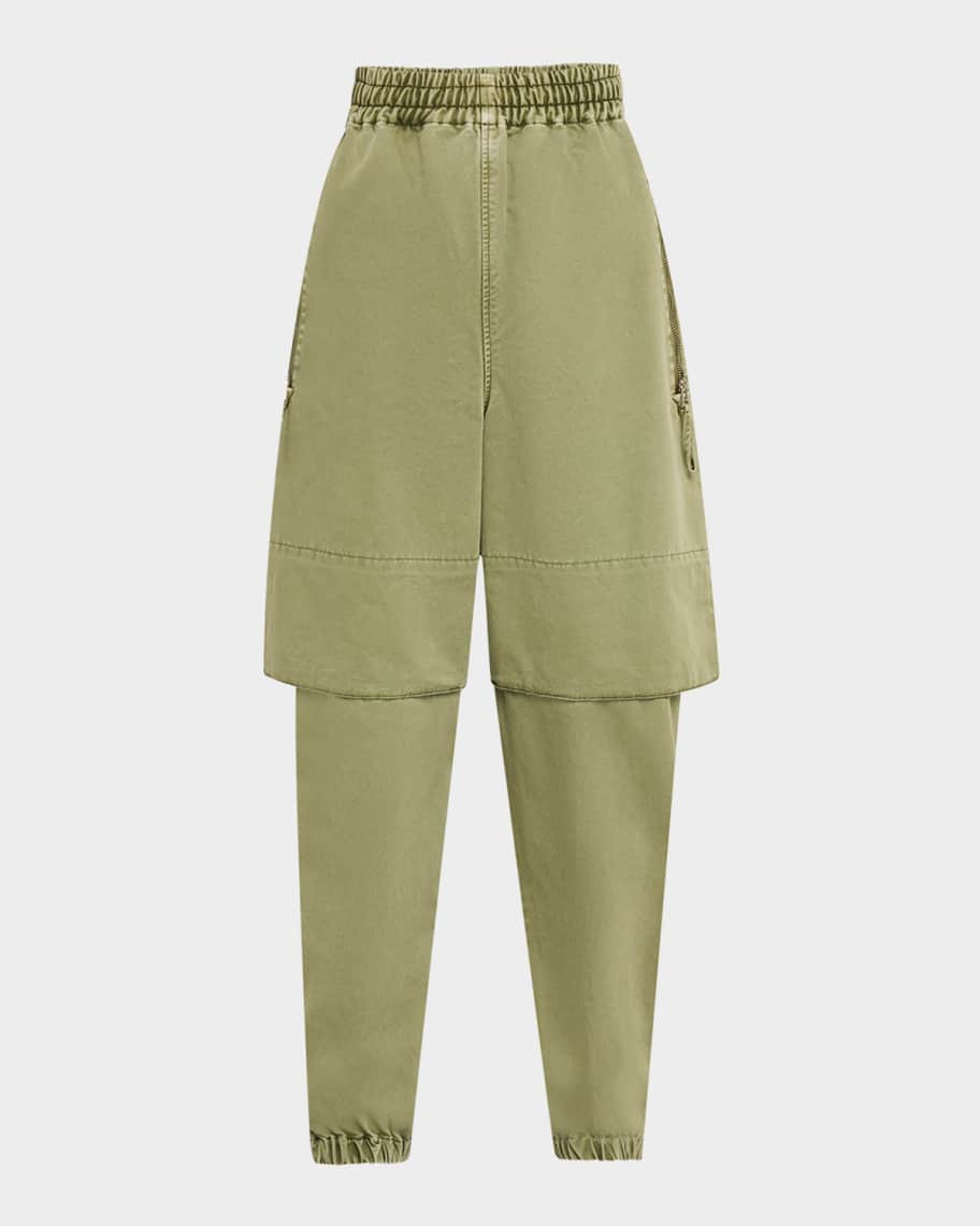 Co Articulated Vented Wide-Leg Pull-On Pants | Neiman Marcus