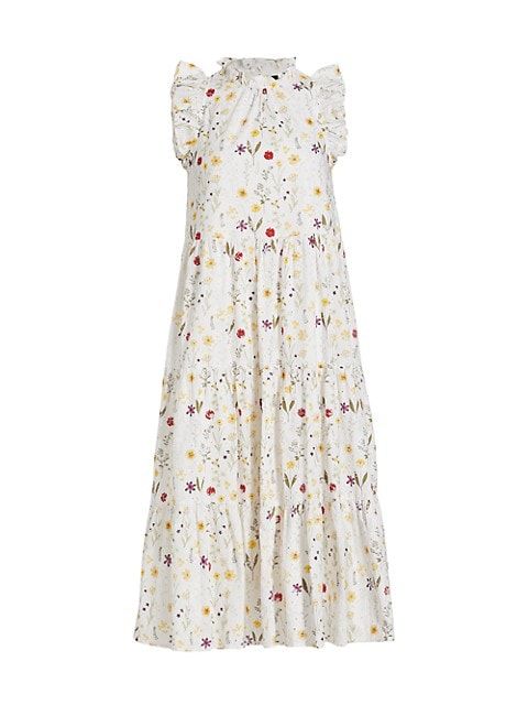 Tiered Floral Tent Dress | Saks Fifth Avenue