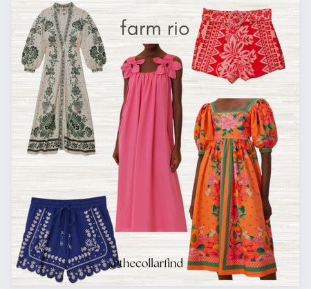 Farm Rio looks for summer
Europe trip 
Summer style 
Patterned shorts 

#LTKSeasonal #LTKover40