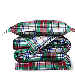 Comfy Super Soft Cotton Flannel Yarn-Dyed Comforter - 5oz | Lands' End (US)