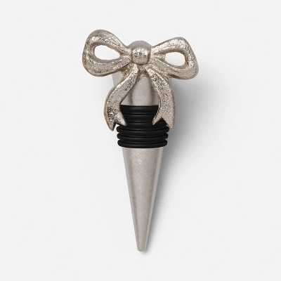 Bow Wine Stopper Silver - Threshold™ | Target