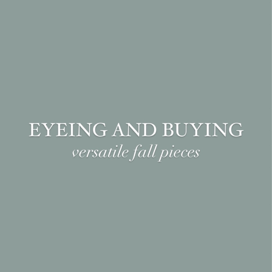 here for the barrels.

versatile fall wardrobe | fall capsule wardrobe | capsule closet | autumn color palette