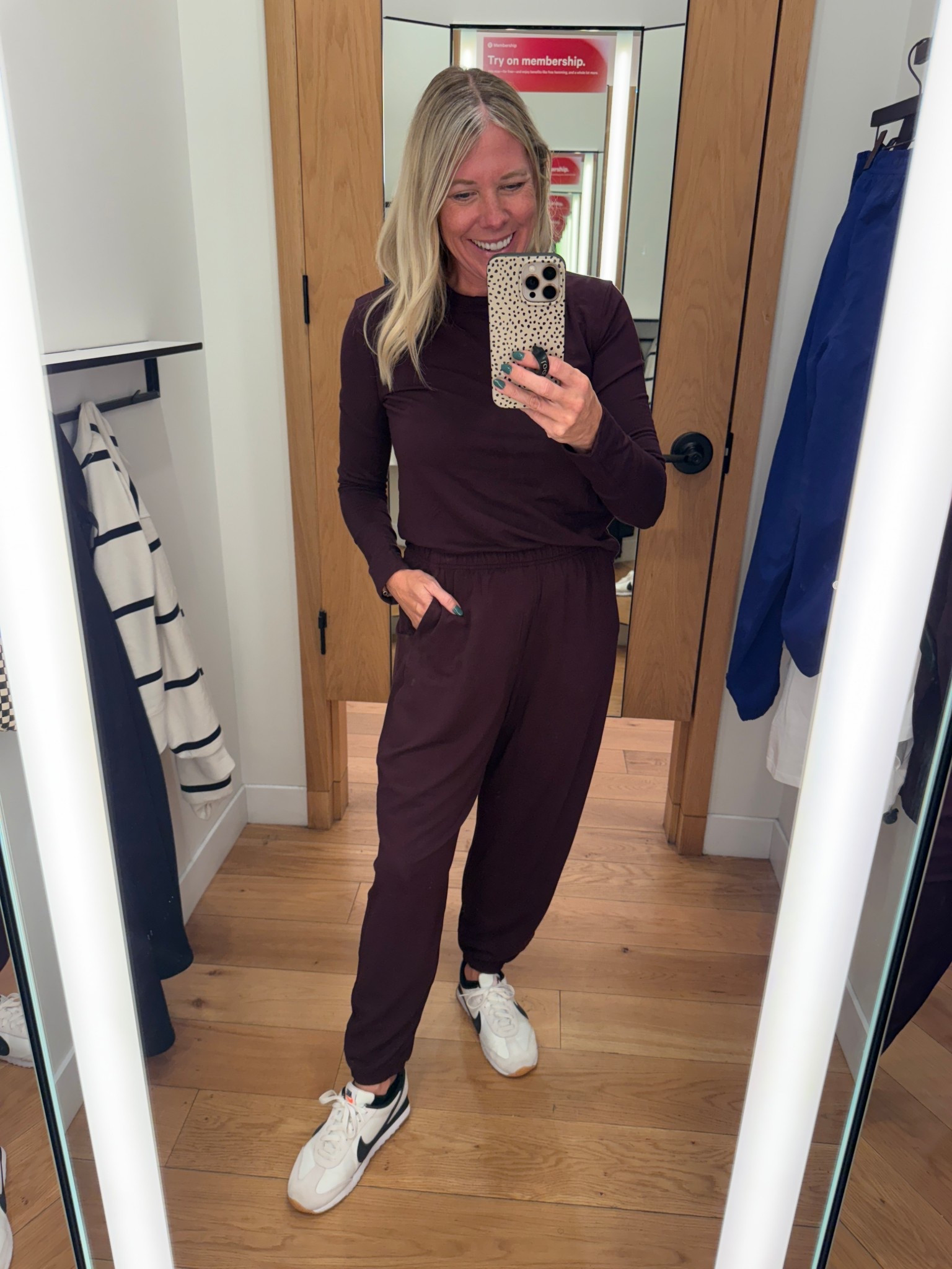 XS burgundy joggers and top. So soft! Sneakers tts 

#LTKActive #LTKootd #LTKGiftGuide