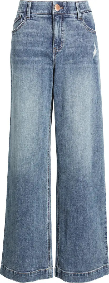 Sam 'Ab'Solution High Waist Wide Leg Jeans | Nordstrom