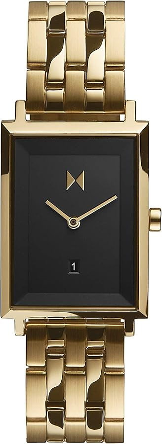 MVMT Analogue Quartz Watch Signature Square Collection for women with Silver Stainless Steel or l... | Amazon (UK)