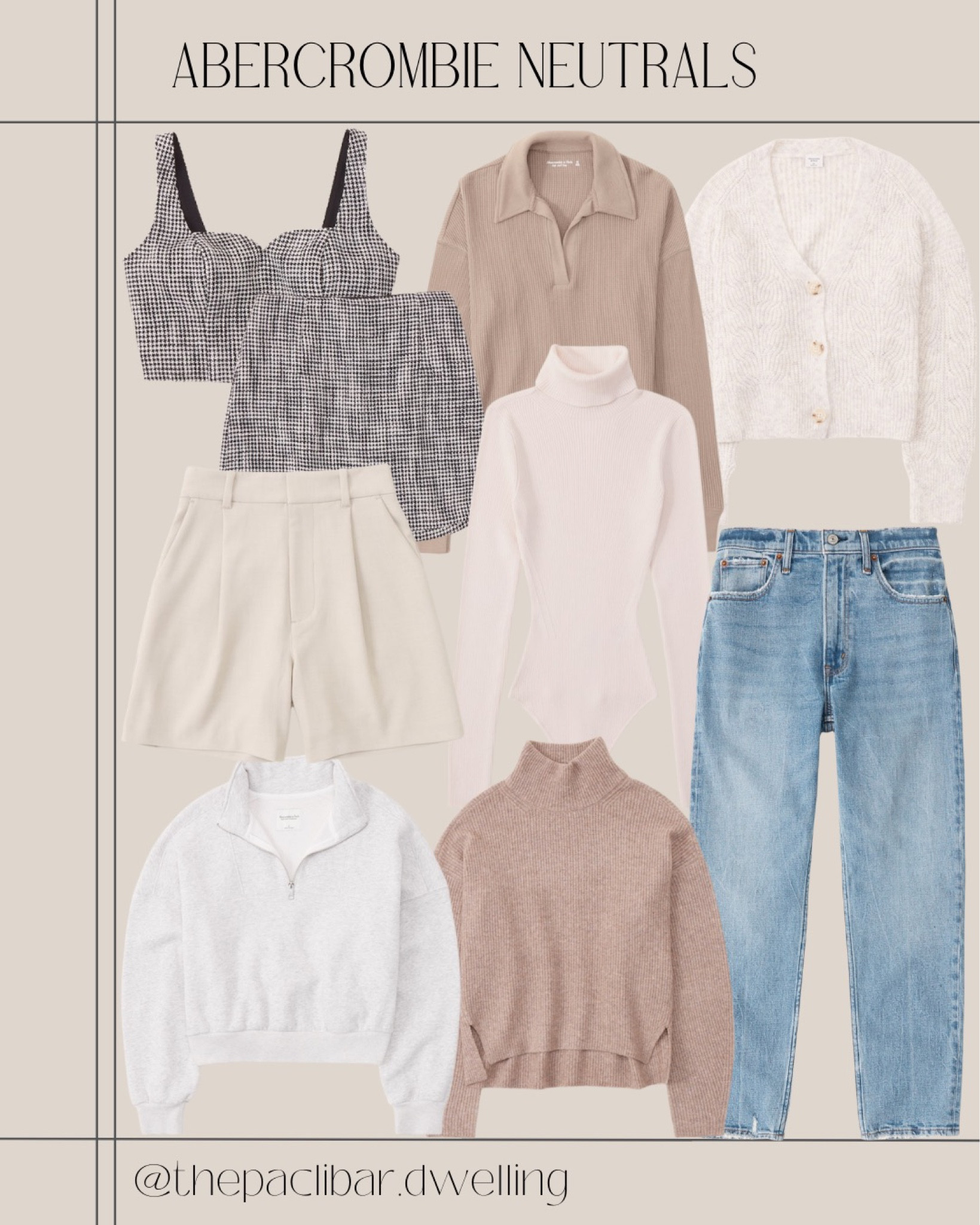 Abercrombie neutrals! 

Abercrombie outfit Inspo - Abercrombie - outfit Inspo - fall fashion  - neutral color outfit 

#LTKSeasonal #LTKstyletip #LTKunder100