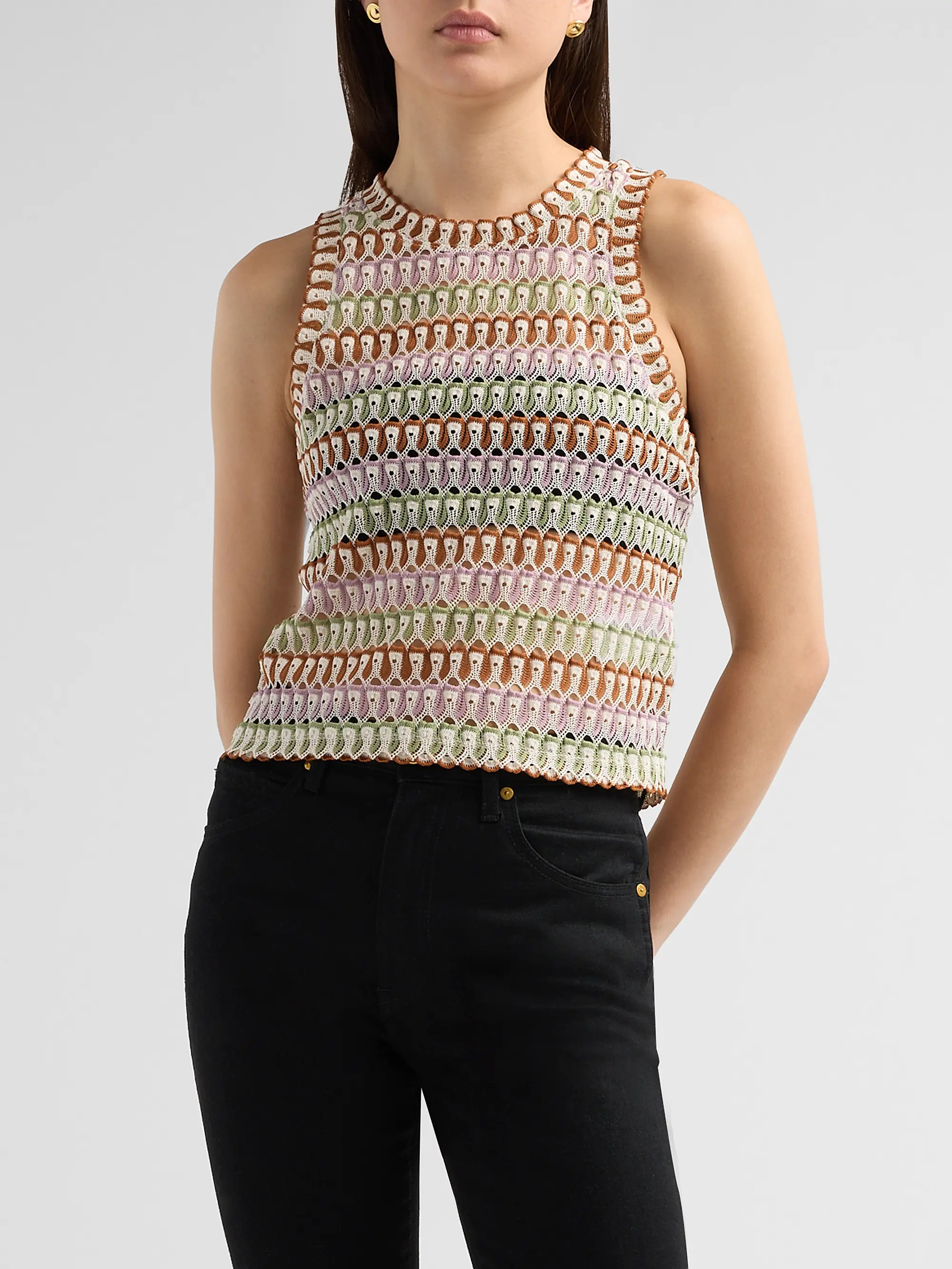 Veronica Beard Rhett Knit Tank | Saks Fifth Avenue | Saks Fifth Avenue