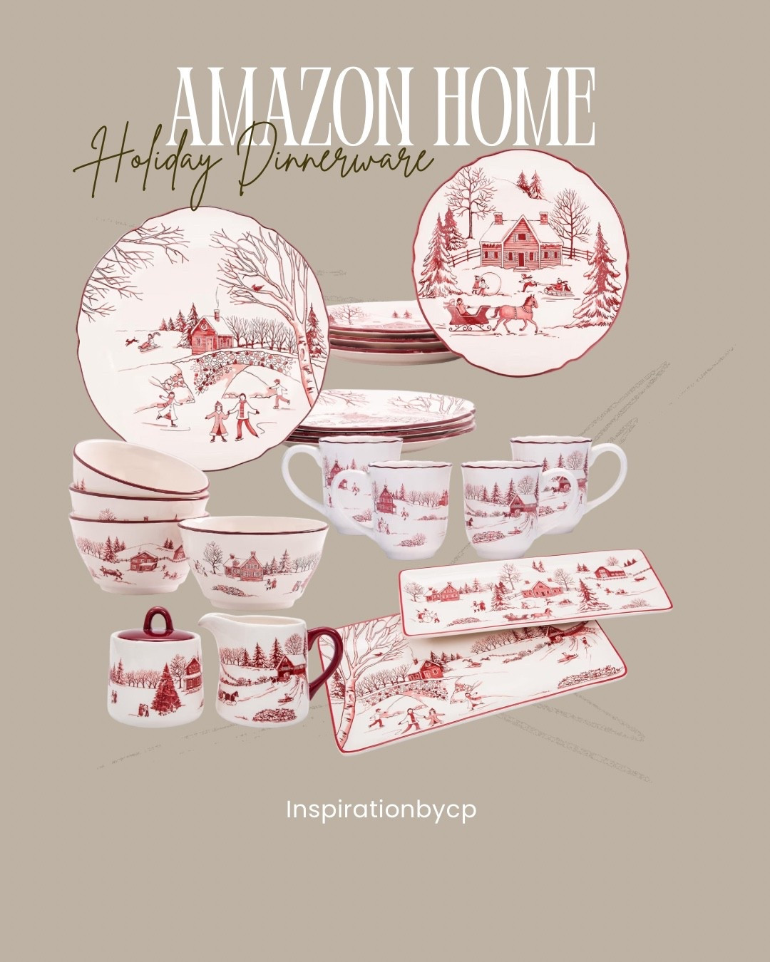 A beautiful Holiday Dinnerware Collection on Amazon
#holidaydecor #christmas2025 #hostessgift #christmasgift #holidayhosting #christmas #amazonhome

#LTKFindsUnder50 #LTKHome #LTKSeasonal