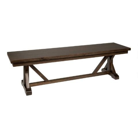 Burnt Alder Farmhouse Granger Dining Bench | World Market